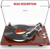 Retrolife Record Player 33 1/3&45 RPM Red
