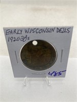 Early Wisconsin Dells Lucky Coin