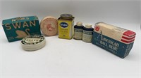 Assortment of Soap-Salve-Ointment Adv.Items