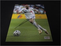 ZINEDINE ZIDANE SIGNED 8X10 PHOTO HERITAGE