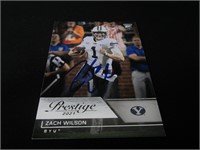 2021 PRESTIGE ZACH WILSON AUTOGRAPHED RC