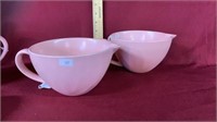 Pink pour bowls