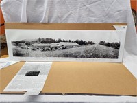 Antique Hall Dairy Panoramic Photo with Extras