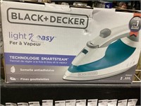 Black+Decker Lightweight Steam Iron, 1200 Watt