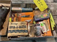 Vintage fishing, lures mixed box