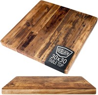 Reclaimed Wood Table Top - Economy  30 x 30