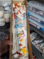 Vtg. Musical Morher Goose Mobile in Original Box