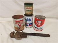 Vintage Oils Cans