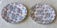2 shelley 8" summer glory plates exc!