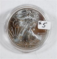 2016  $1 Silver Eagle   impaired
