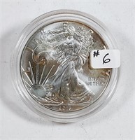2017  $1 Silver Eagle   impaired
