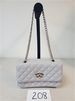 Express Quilted Gray Handbag