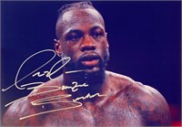 Autograph COA Deontay Wilder Photo