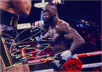 Autograph COA Deontay Wilder Photo