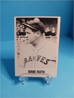 OF) Sportscard Babe Ruth Boston Braves