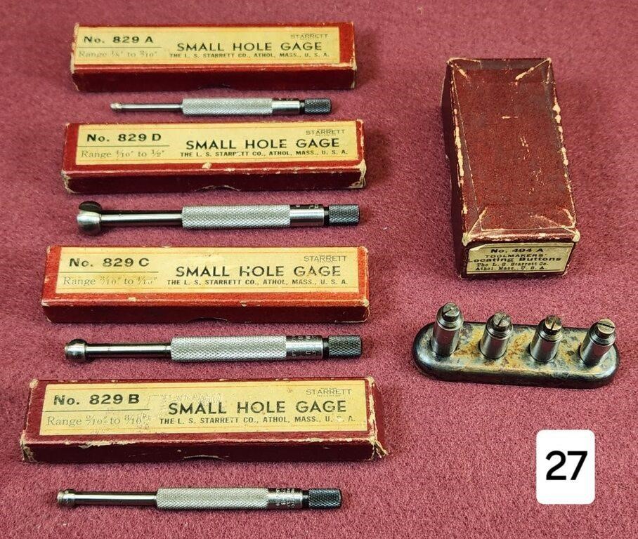 Starrett No. 494A Tool Makers Locating Buttons