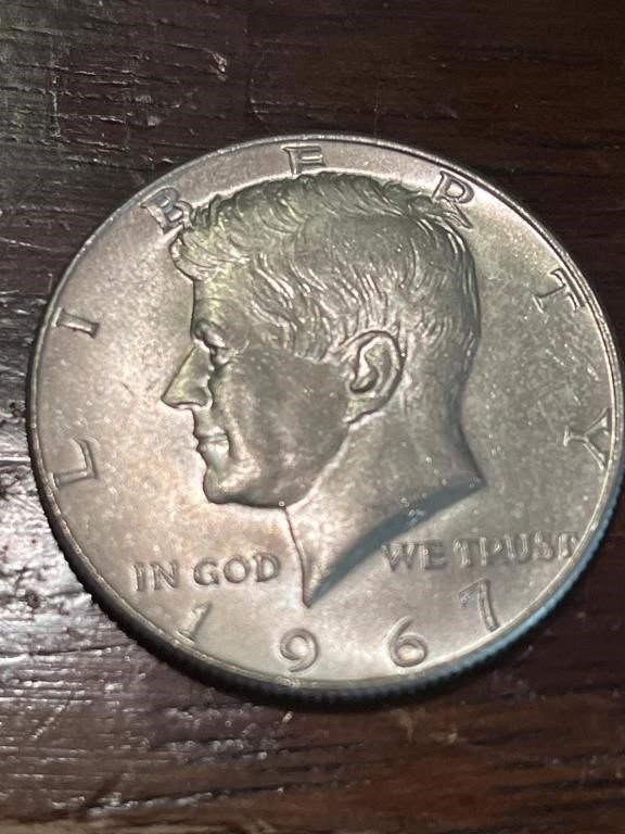 1967 United States Kennedy 1/2 Dollar