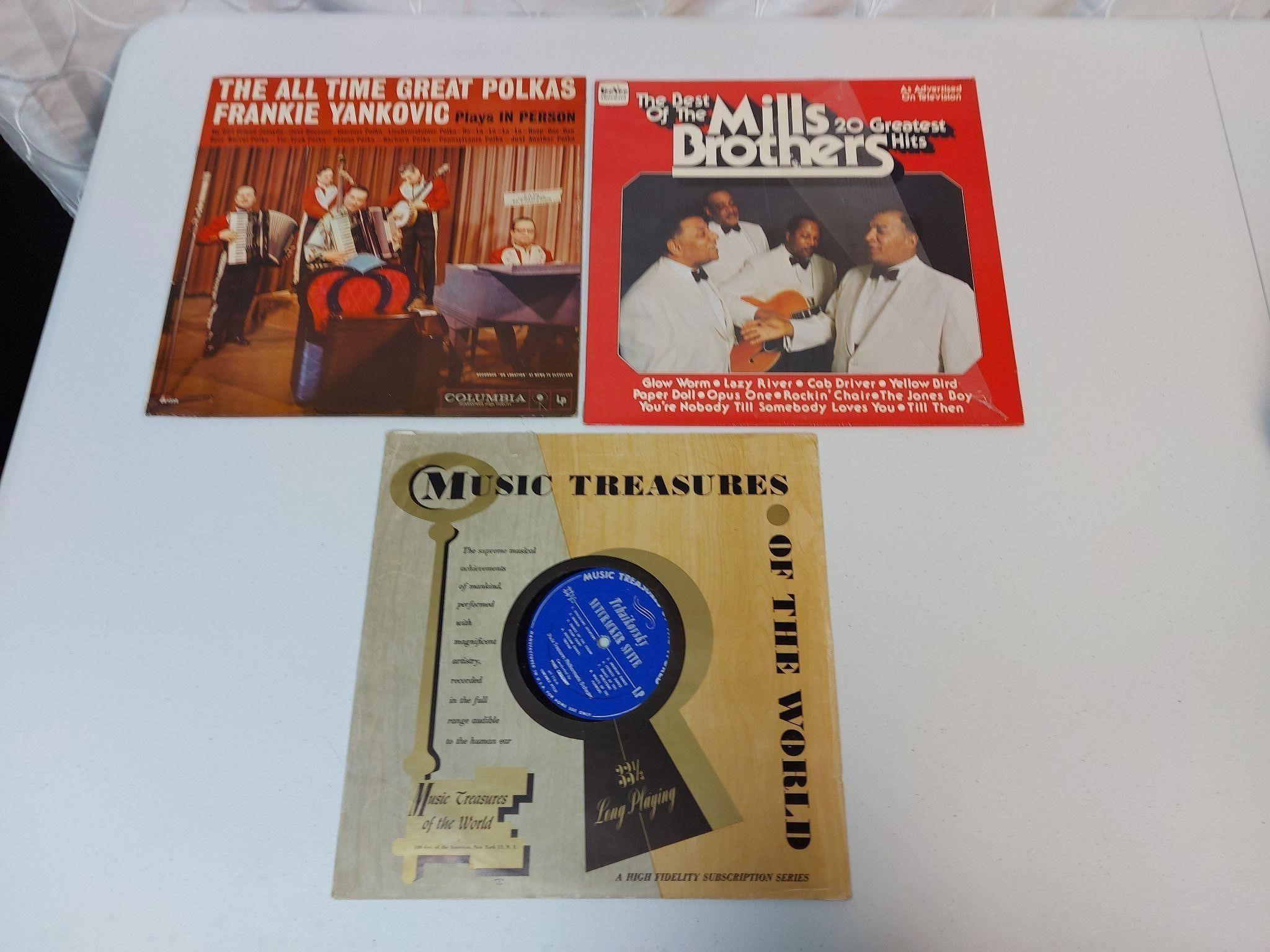 3 Records Record Albums Vinyl LPs