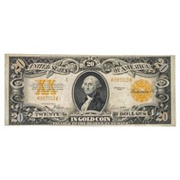 FR. 1187 1922 $20 GOLD CERTIFICATE NOTE VF+