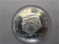 Silver Clad 45th President Trump 2019 Coin