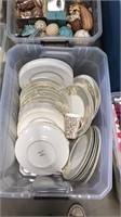 Tub of Bella Lux dishes