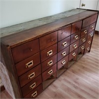 Vintage Apothecary Chest