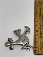 Sterling bird pin