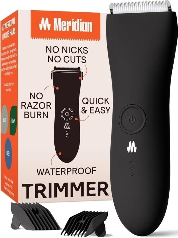 MERIDIAN Trimmer Men, Manscape, Body Trimmer M