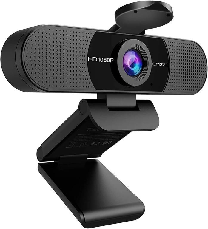 EMEET 1080P Webcam with Microphone, C960 Web