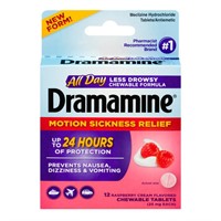 Dramamine All Day Less Drowsy Motion Sickness Reli