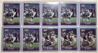 10 NFL Sports Cards - 1990 7 Allegre & 3 Howard