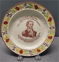 Lafayette Historical English Staffordshire Plate