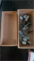 SMALL LOT OF MISC SOCKETS AND SCREWS