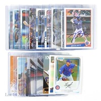 Chicago Cubs Autographed Baseball Cards (17)