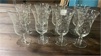 Eight Etched Stems