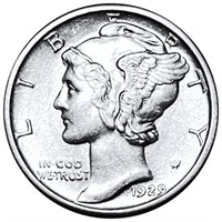 1929 Mercury Silver Dime UNCIRCULATED