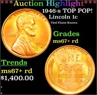 ***Auction Highlight*** 1946-s Lincoln Cent TOP PO