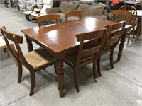 66x40 Inch Table/6 Chairs with 12 Inch Leaf