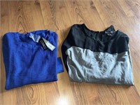 D4) Womens tops size M. Both very cute! Blue new