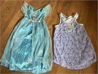 C10) Girls 2T swim cover-up and nightgown