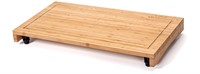 Bamboo Stovetop Cover&Countertop Cutting Board wit