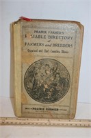 Vintage Prairie Farmer's Reliable Directory