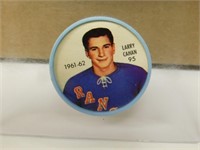 1961-62 Shiriff Larry Cahan #95 Hockey Coin
