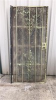 Wrought iron screen door
