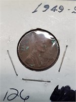 1949-S Wheat Penny