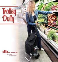 Trolley Dolly, Black, Grocery Shopping Foldable