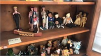 Shelf Lot of Misc Dolls