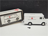 VTG Ertl Die Cast Bank Red Cross Van