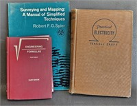 Books -Surveying, Electricity, Engineering Formula