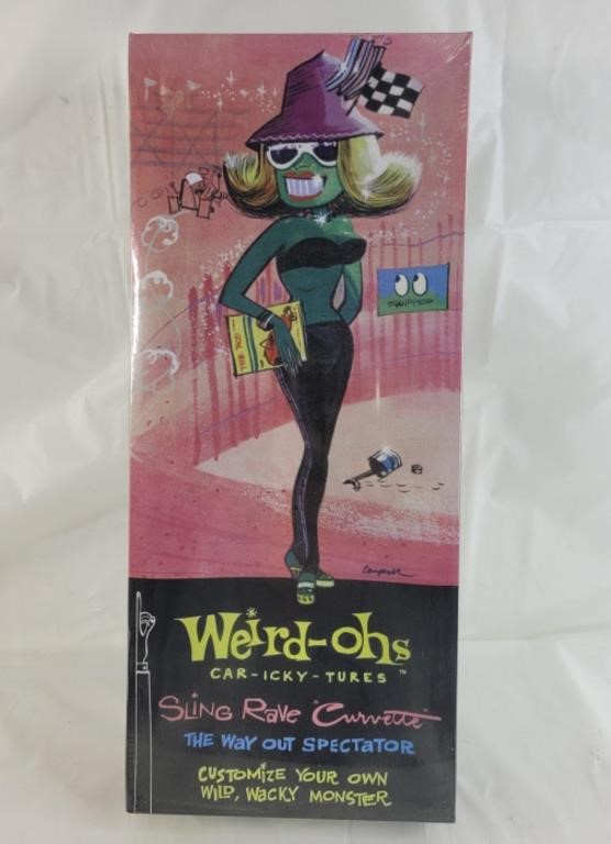 NIB Weirdos Car-Icky-Tures Sling Rave "Curvette"